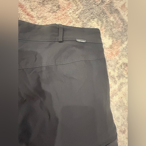 Icebreaker Men’s Pants Size 36 Black Merino Wool Blend Technical Outdoor Pant - Picture 6 of 9